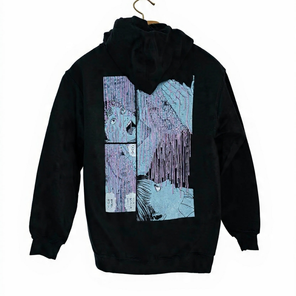 Anime Black Graphic Junji Ito Collection‎ Streetwear Grunge